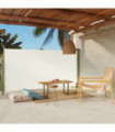 Patio Retractable Side Awning 160x300 cm Cream