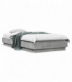 vidaXL Bed Frame Concrete Grey 90x200 cm Engineered Wood