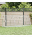 vidaXL Rabbit Cage Silver 300x105x120 cm Galvanised Steel