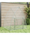 vidaXL Rabbit Cage Silver 100x105x120 cm Galvanised Steel