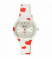 Ravel Childrens Girls Rubber Floral  Print Watch R1806.10