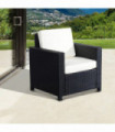 Single Rattan Chair Black �