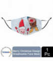 Termin8 Merry Christmas Design Breatheable Masks- Design 11