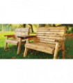 Twin Bench Set Straight Without Cushion