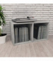 Vinyl Storage Box Concrete Grey 71x34x36 cm Engineered Wood