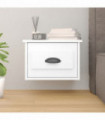 vidaXL Wall-mounted Bedside Cabinet White 41.5x36x28cm