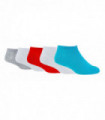 Wildfeet - Mens 5pk Trainer Socks (7-11 / Turquoise / White)