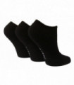 Wildfeet - Ladies 3pk Sport Trainer Socks (4-8 / Black)