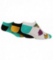 Wildfeet - Mens 3pk Novelty Trainer Socks (7-11 / Fruit)