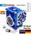 [EU Ship] NMRV030 reducer worm gear high torque gearbox reducer ratio For NEMA23 Stepper motor + Shaft Sleeve Adaptor 8*11mm