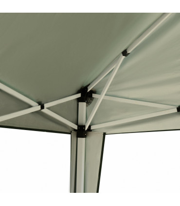 3x3 m Heavy Duty Pop Up Gazebo, 210 D Oxford Cloth-Green