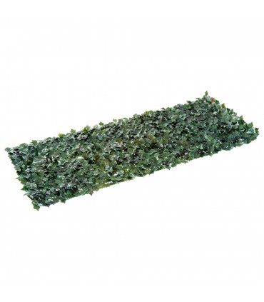 Artificial Leaf Screen Panel, 3x1 m-Dark Green