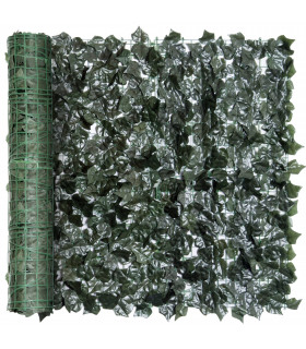 Artificial Leaf Screen Panel, 2.4x1 m-Dark Green