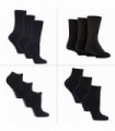 12 Pack Diabetic Socks Bundle (6-8.5 / Black)