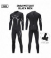 3MM Neoprene Wetsuit Men Surf Scuba Diving Suit Equipment Underwater Fishing Spearfishing Kitesurf Swimwear Wet Suit Equipment