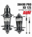 Bicycle hub 141*10mm QR KOOZER XM490 Pro BOOST 72 Click 4 bearing mountain bike hub 28/32 holes HG MS NX SX 8 9 10 11 12speed