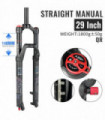 Bicycle Suspension Fork NanLio MATE 32MM Rebound Adjustment Mountain Bike Oil Air Forks 26/27.5/29 Inch 120/140MM Travel