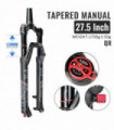 Bicycle Suspension Fork NanLio MATE 32MM Rebound Adjustment Mountain Bike Oil Air Forks 26/27.5/29 Inch 120/140MM Travel