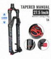 Bicycle Suspension Fork NanLio MATE 32MM Rebound Adjustment Mountain Bike Oil Air Forks 26/27.5/29 Inch 120/140MM Travel