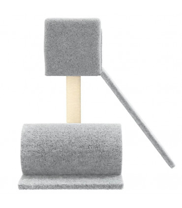 Cat Tree with Sisal Scratching Post Light Grey 59 cm