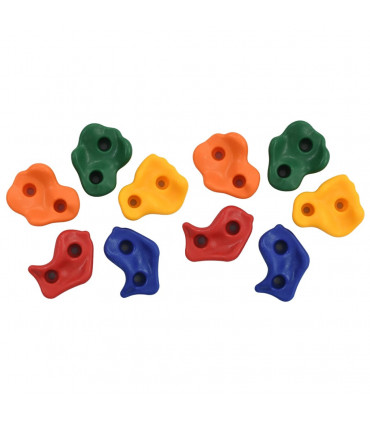 vidaXL Climbing Stones 30 pcs PE Multicolour
