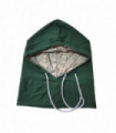 EMF Protection Block Radiation  Head Pullover Cap EMF Shielding Hoodle Hat By pure silver yard fabric with organic cotton