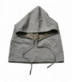 EMF Protection Block Radiation  Head Pullover Cap EMF Shielding Hoodle Hat By pure silver yard fabric with organic cotton