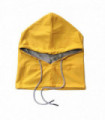 EMF Protection Block Radiation  Head Pullover Cap EMF Shielding Hoodle Hat By pure silver yard fabric with organic cotton