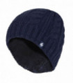 Heat Holders - Ladies Cable Knit Hat (Navy)