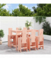 vidaXL 7 Piece Garden Bar Set Solid Wood Douglas
