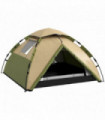 Outsunny 3-4 Man Camping Tent Portable with Bag, Quick Setup, Dark Green