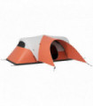 Outsunny 3000mm Waterproof Camping Tent w/ Porch & Sewn in Groundsheet, Orange