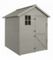 Outsunny 6 x 6.5FT Wooden Shed, Outdoor Storage Shed with Floor and Window