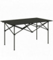 Outsunny Portable Camping Table, Black