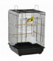 PawHut 59cm Bird Cage with Openable Top, Stand, Tray, Handles, Feeding Bowls