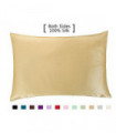 100%Silk Pillowcase Hair Skin, 19 Momme 100% Pure Natural Mulberry Silk Pillowcase Standard Size, Pillow Cases Cover Hidd