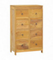 vidaXL Chest of Drawers 55x30x90 cm Solid Wood Teak