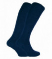 2 Pack Ladies Extra Long Bamboo Socks (Navy)