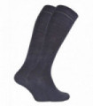 2 Pack Ladies Extra Long Bamboo Socks (Grey)