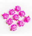 100PCS Artificial Flowers Wedding Decorative Christmas Wreaths Silk Roses Head Wholesale Bridal Accessories Clearance Home Decor