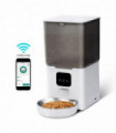 6L Cat Timing Feeder Tuya APP Smart Cat Feeder Pet Dog Food Automatic Dispenser Suitable for Small Cats and Dogs Remote Feeding