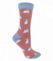 Miss Sparrow - Animal Socks (4-7 / Rabbit (Pink))