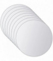 16 pcs Mirror Tiles Round Glass