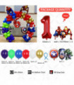 165pcs Large Set Iron Man Spider Man Theme Balloon Arch Boy 1-9st Birthday Party Baby Shower Gender Reveal Decor Supplies