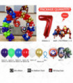 165pcs Large Set Iron Man Spider Man Theme Balloon Arch Boy 1-9st Birthday Party Baby Shower Gender Reveal Decor Supplies