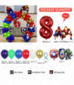 165pcs Large Set Iron Man Spider Man Theme Balloon Arch Boy 1-9st Birthday Party Baby Shower Gender Reveal Decor Supplies