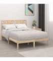 Bed Frame Solid Wood Pine 120x200 cm