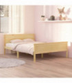 vidaXL Bed Frame Solid Wood Pine 120x200 cm