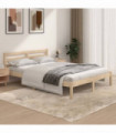 Bed Frame Solid Wood Pine 135x190 cm 4FT6 Double