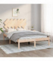 Bed Frame 120x190 cm 4FT Small Double Solid Wood